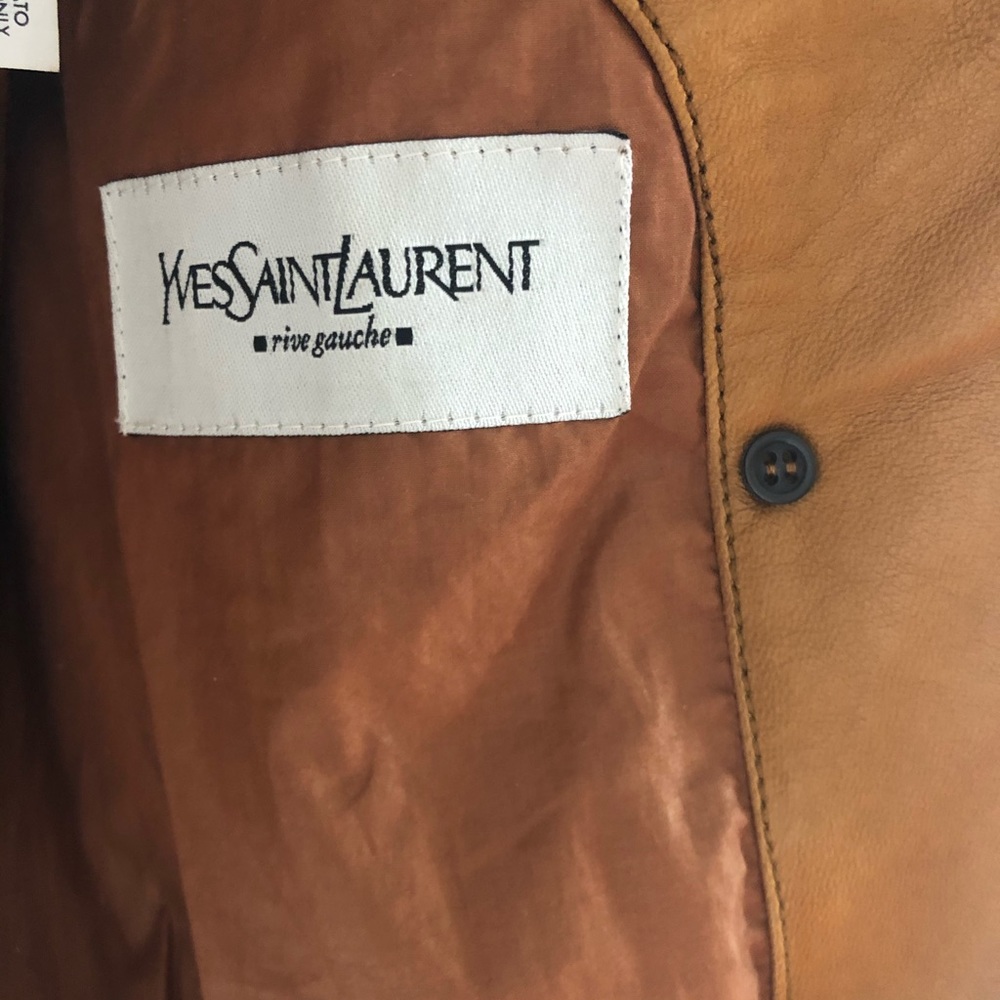 Yves Saint Laurent Military Leather Jacket - Picture 7 of 13